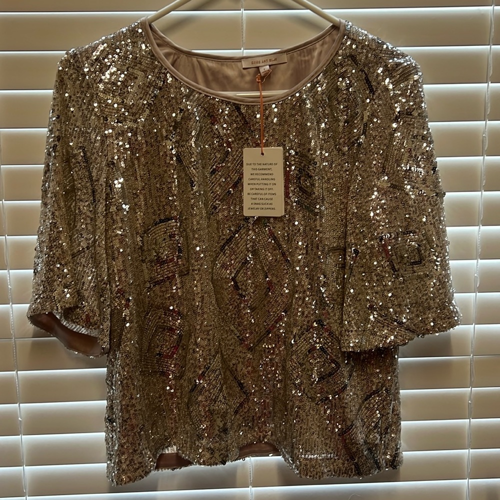Sequin top